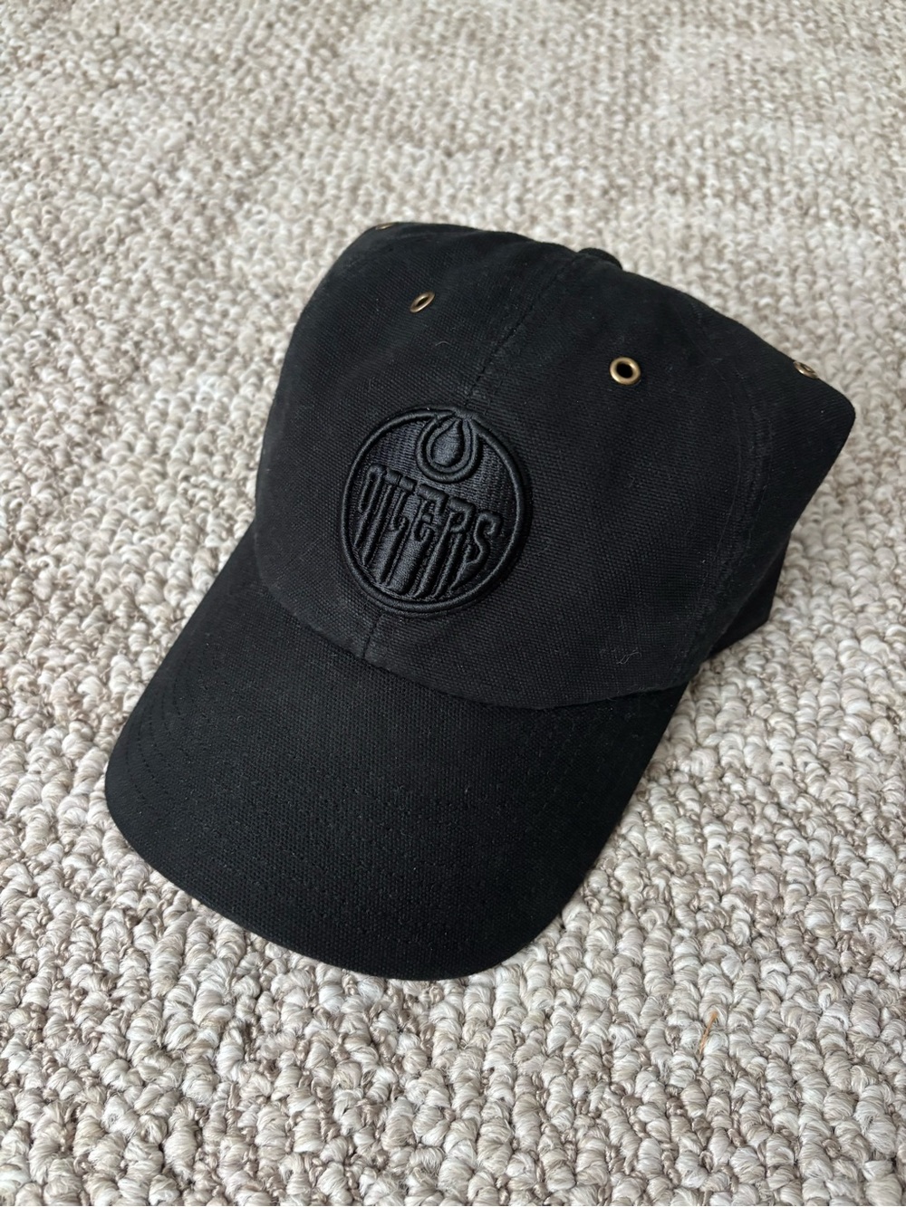 Edmonton Oilers Black 47 x Carhartt Clean Up Dad Cap